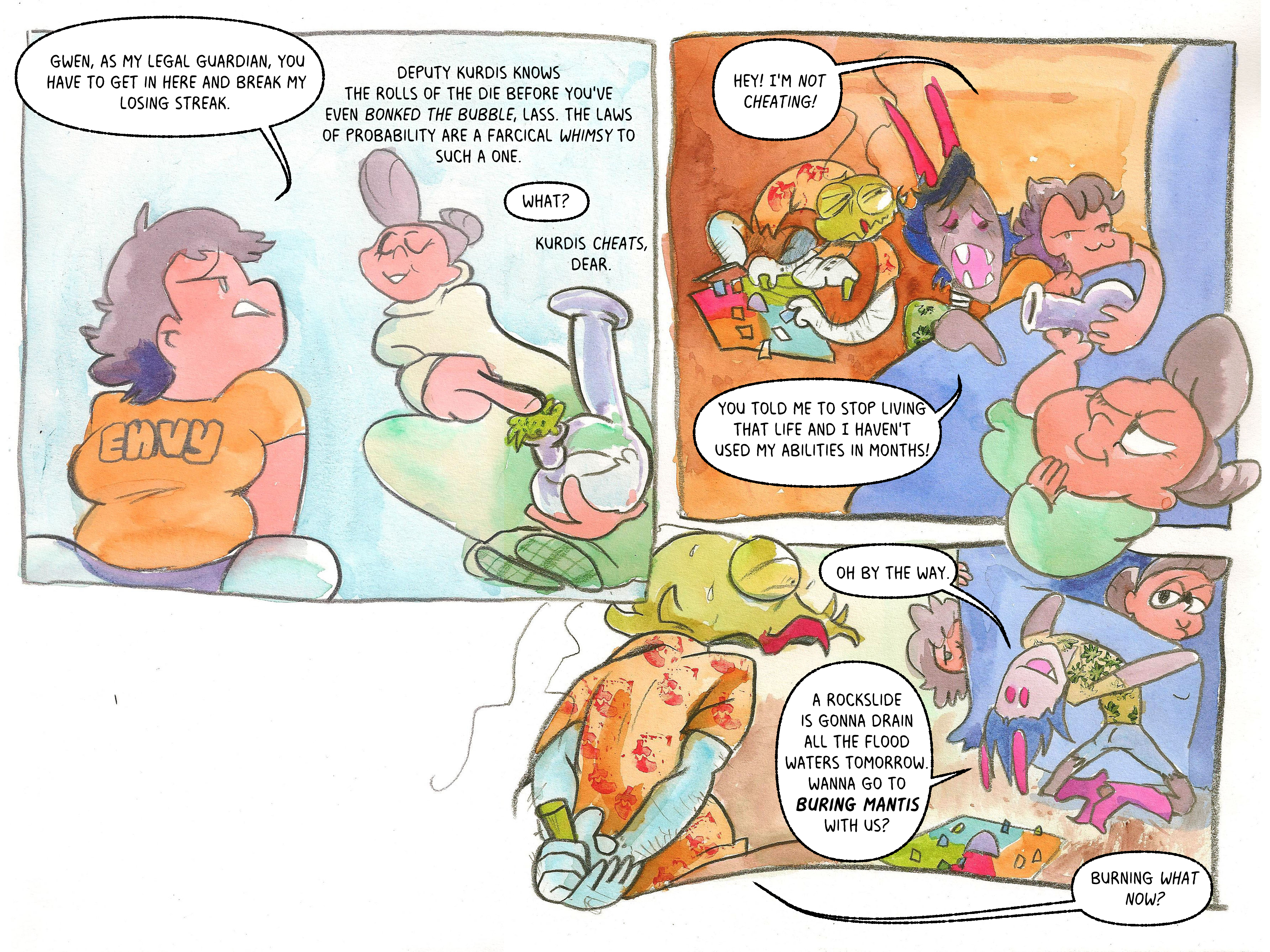 Burning Mantis: page 2
