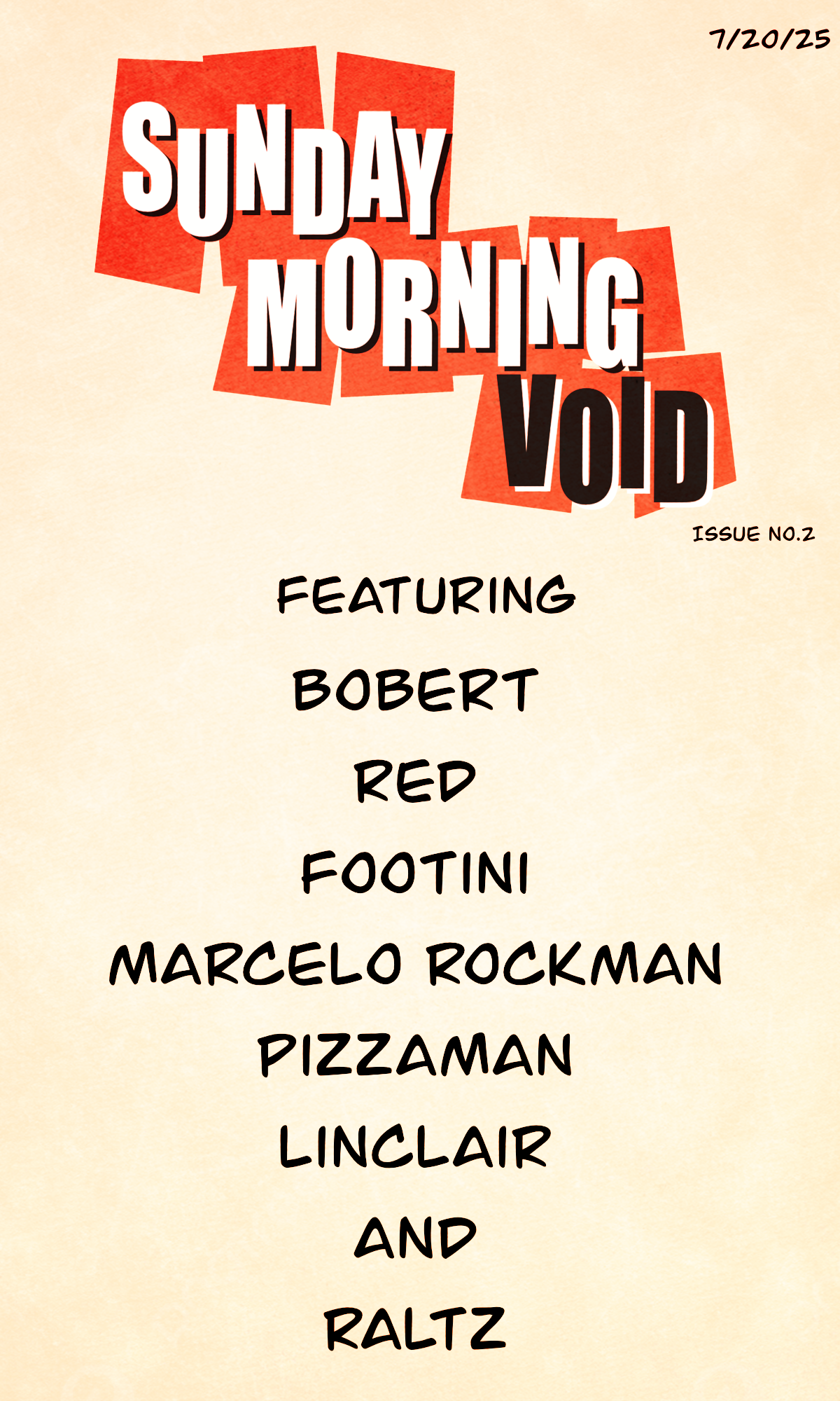 Sunday Morning Void Issue. 2: page 2