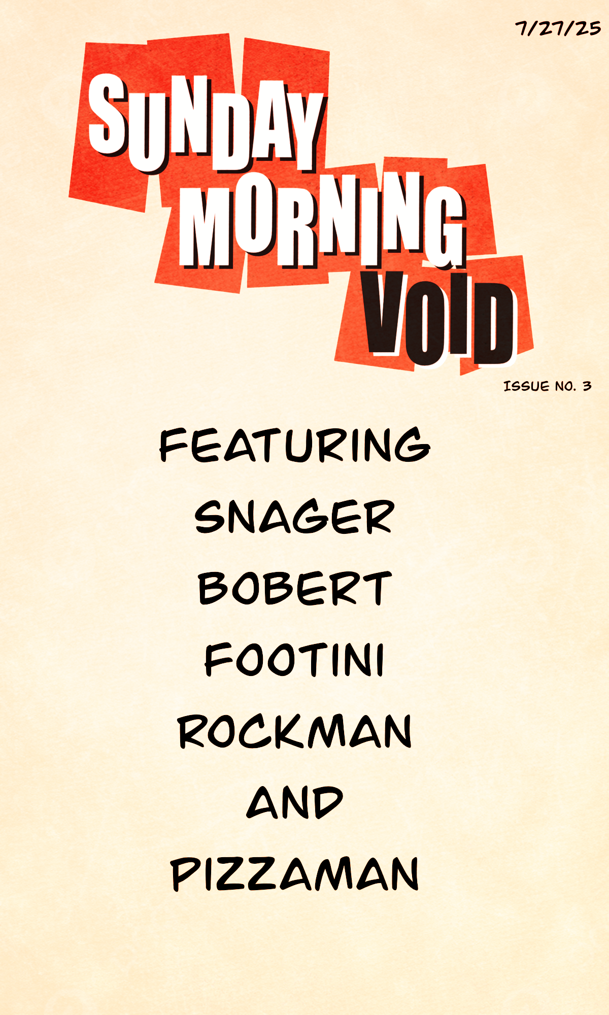 Sunday Morning Void Issue 3: page 2