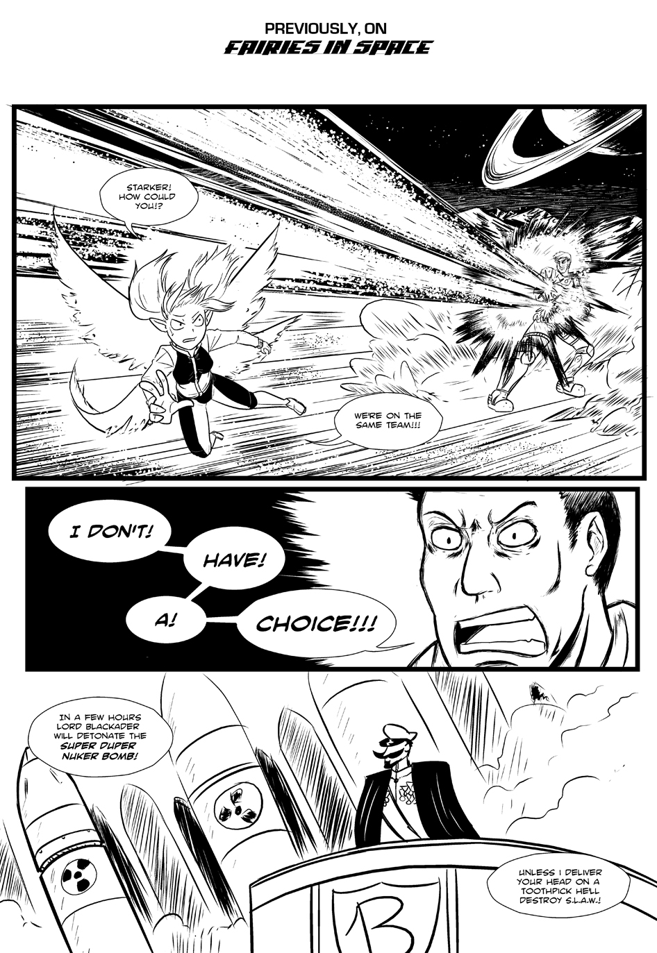 Fairies in Space: page 2