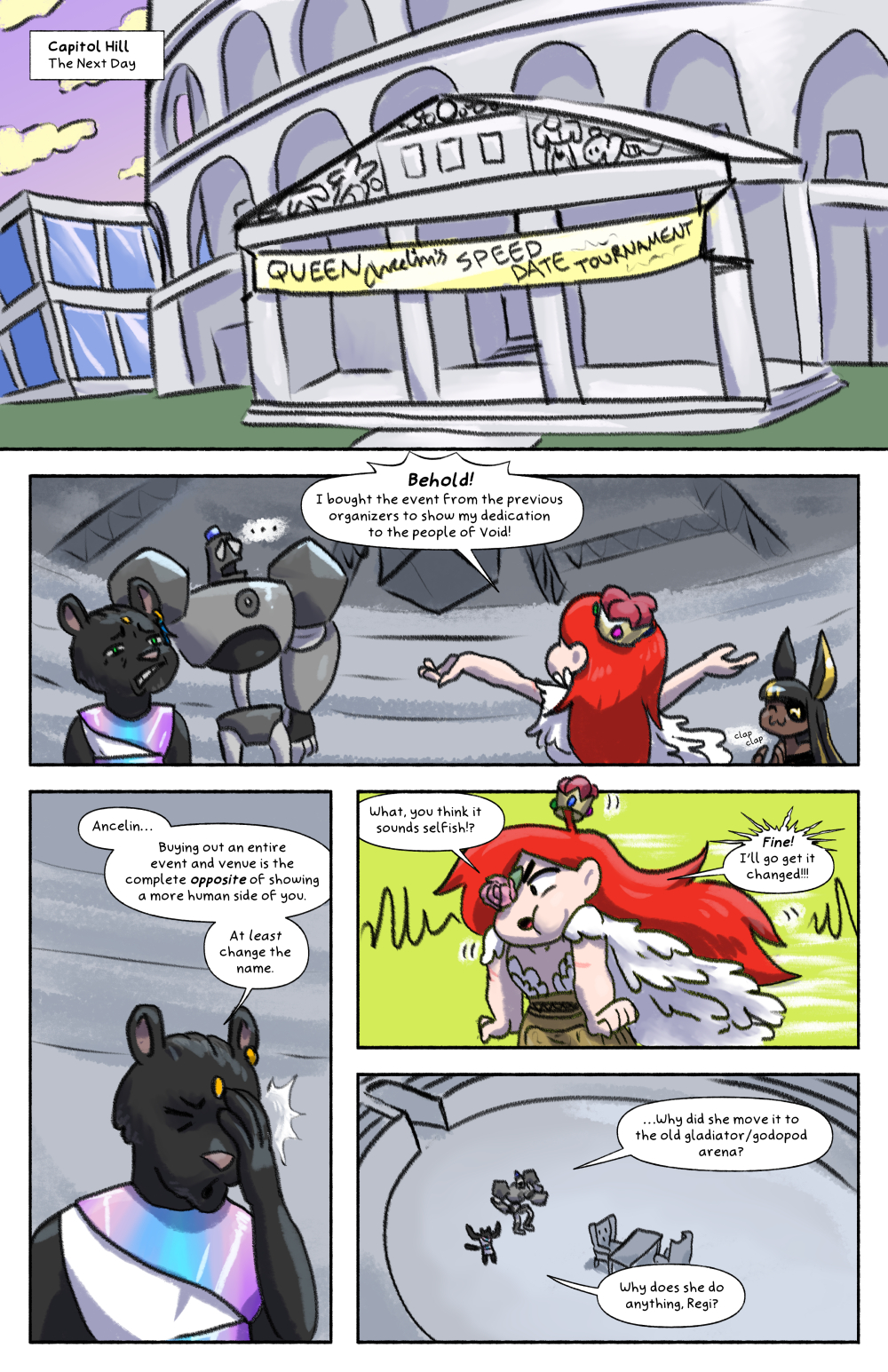 Queen Ancelin's Speed Dating Tournament: page 2